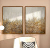 FRAMED WALL ART WITH GLITTER FLAKES