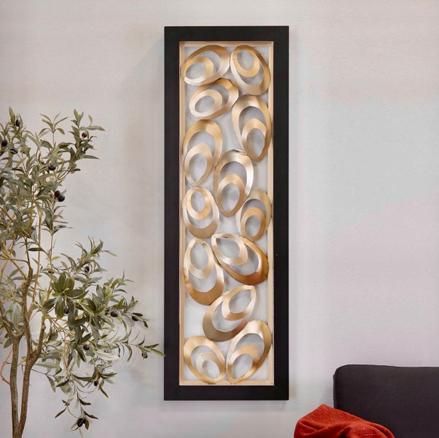 GOLD METAL ABSTRACT