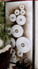 ABSTRACT WALL DECOR WITH BLACK FRAME