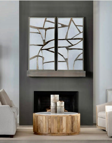 Set of 2 framed Wall Art